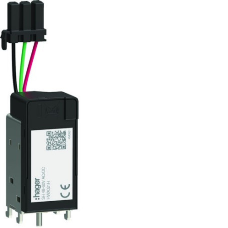 Bobine à émission 48-60V AC/DC (SH) (pièce détachée) - HAGER HWX021HSA 