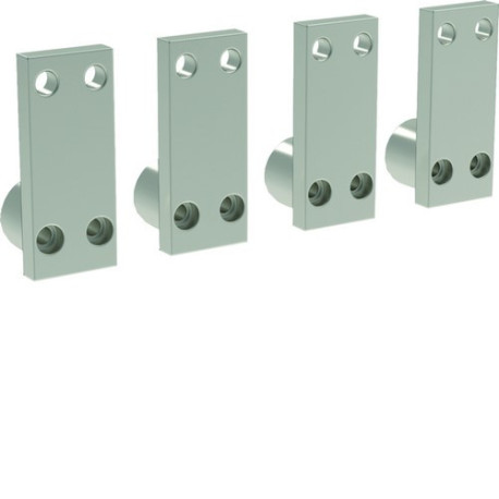 Prises Avant - haut/bas - HW1 fixe 4 Pôles (FC) - HAGER HWY041H 