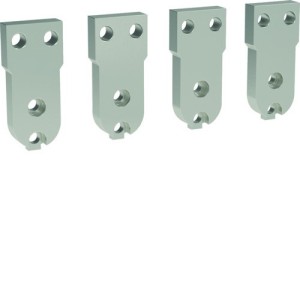 Prises Avant - bas,court - HW1 débrochable 4 Pôles (FC) - HAGER HWY047H 