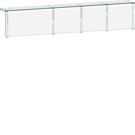 Capot protection Bornier HW2 Fixe (TBC) - HAGER HWY097H 