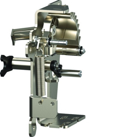 Platine pour interverr.méca. HW1 Débro Secours (type 2S) - 1 platine/ACB (MI) - HAGER HWY225H 