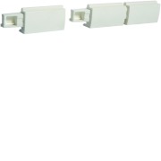 10 extensions pour support appareillage lifea LFF71H090Pure RAL 9016 Pure - HAGER LFF71H0999016 