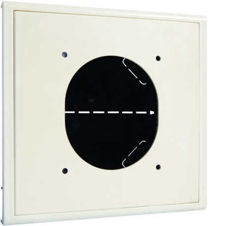 Support prise lifea CEE pour LFF60110Pure RAL 9016 Pure - HAGER LFF71Z1109016 