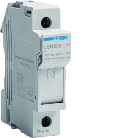 CC 1N 32A 690V L38 1M -   HAGER LSN509 