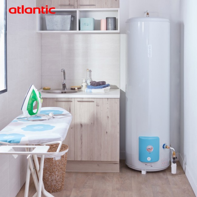 Chauffe-eau électrique Zeneo ACI Hybride vertical mural 050L - Atlantic 153105 