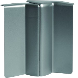 Angle Int SL15100 Alu - MOULURES PLINTHES  HAGER SL151004D1 