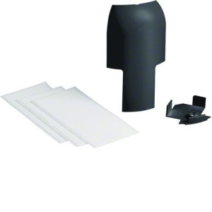 Adapteur SL20055/EK 40040 Noir - MOULURES PLINTHES  HAGER SL20055819011 