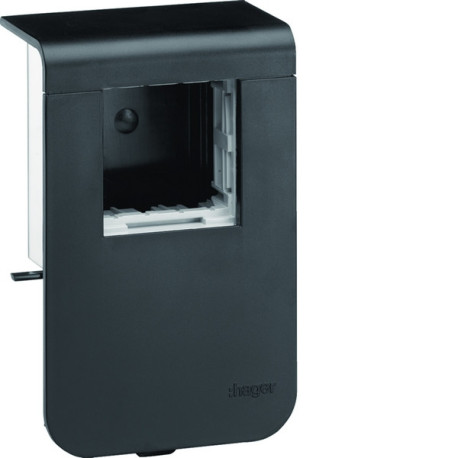 Support app 45 SL20080 Noir - MOULURES PLINTHES  HAGER SL200809709011 