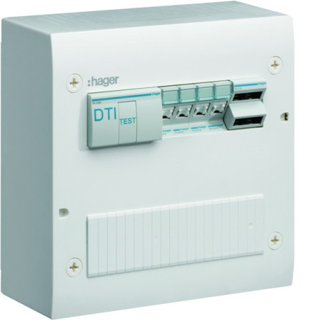 Coff com semi équ.4xRJ45 Gr2TV - SYSTEMES VDI  HAGER TN405 