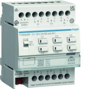 Module 6 sorties chauffage TRIAC avec regulation intégrée / config Mode easy/ETS - HAGER TYMS646R 