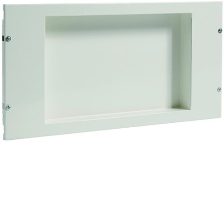 Plastron.evo,pour coffret métallique,creusé,400x600mm - HAGER UC292 