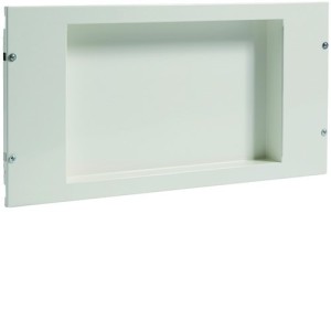 Plastron.evo,pour coffret métallique,creusé,400x600mm - HAGER UC292 