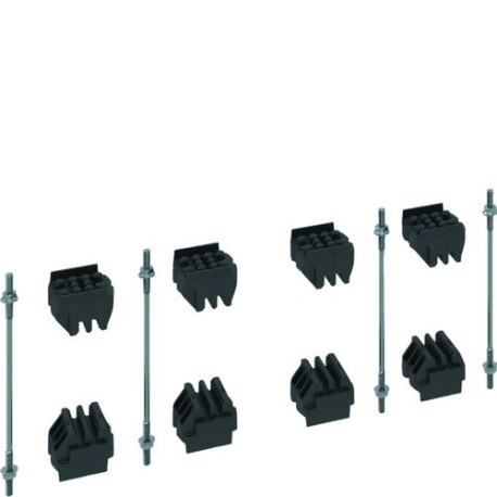 Kit pour jeu de barres, quadro.evo 4x(2 barres de 5mm) - HAGER UC825BB 