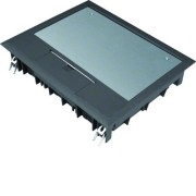 Boîte de sol 18 modules noire - GOULOTTE INSTALLATIO  HAGER VE09059005 