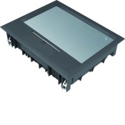 Boîte sol 18 mod.12mm noire - GOULOTTE INSTALLATIO  HAGER VE09129005 