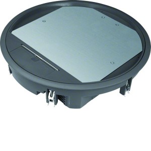 Boîte sol 24 mod.12mm noire - GOULOTTE INSTALLATIO  HAGER VR12129005 