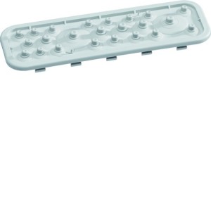 Plaque passe fils IP41 VegaD - ENVELOPPES  HAGER VZ741 