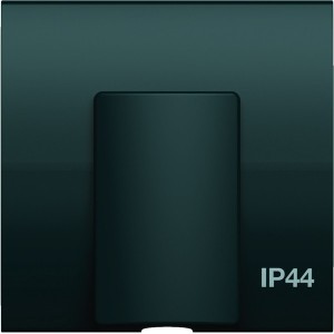 Sortie de câble IP44 anthracite - HAGER WE154A 