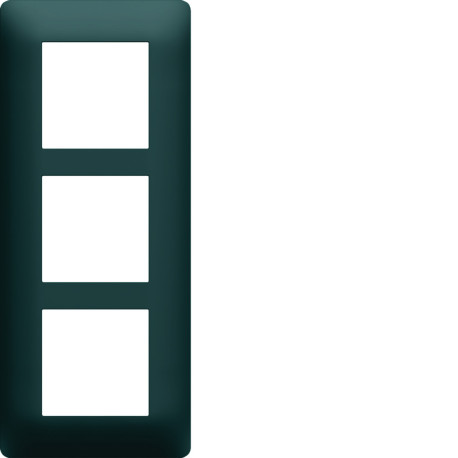 Plaque 3 postes essensya E57 Anthracite - HAGER WE527 