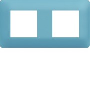 Plaque 2 postes essensya Riviera - HAGER WE532 