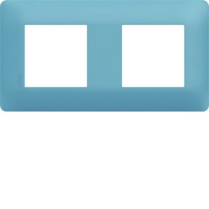 Plaque 2 postes essensya Riviera - HAGER WE532 