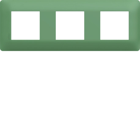 Plaque 3 postes essensya Botanic - HAGER WE543 