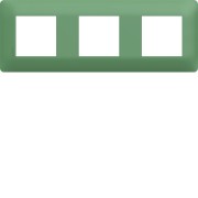 Plaque 3 postes essensya Botanic - HAGER WE543 