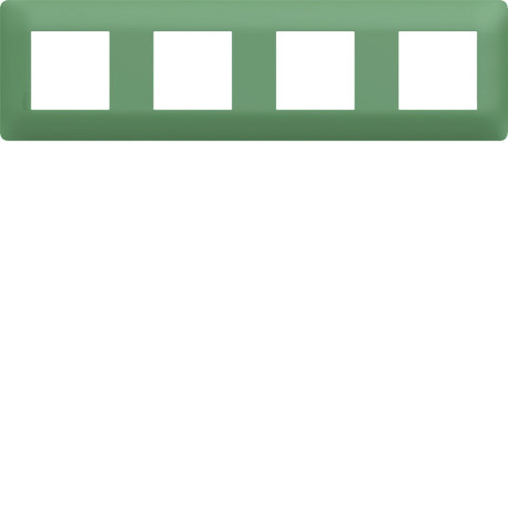 Plaque 4 postes essensya Botanic - HAGER WE544 