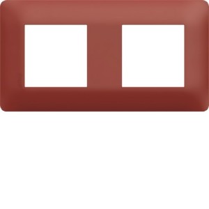 Plaque 2 postes essensya Sierra - HAGER WE562 