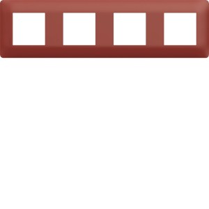 Plaque 4 postes essensya Sierra - HAGER WE564 