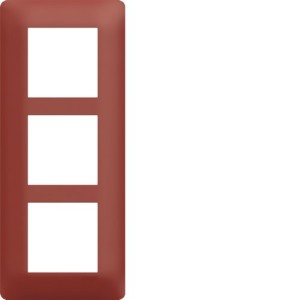 Plaque 3 postes essensya E57 Sierra - HAGER WE567 