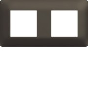 Plaque 2 postes essensya Terra - HAGER WE572 