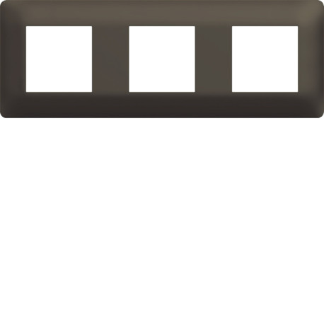 Plaque 3 postes essensya Terra - HAGER WE573 