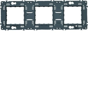 Support gallery triple horizontal et vertical entraxe 71 - HAGER WXA465 