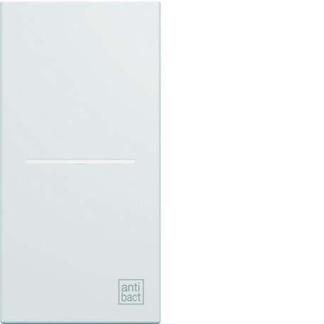 Enjoliveur inter ou BP voyant 1M gallery antibacterien - HAGER WXD011H 