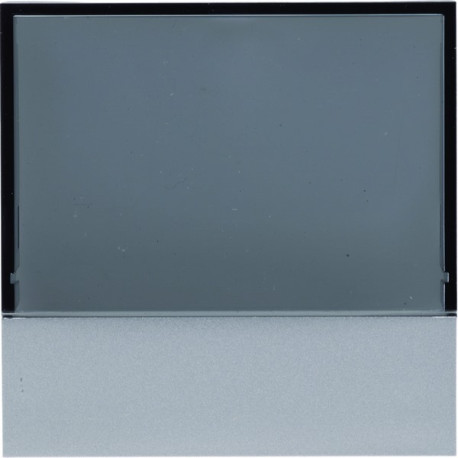 Enjoliveur thermostat KNX WKT510 et WKT511 gallery  titane - HAGER WXD510T 