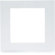 Plaque gallery plastique pour thermostat KNX WKT510 et WKT511 gallery  pure - HAGER WXP0009 