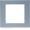 Plaque gallery plastique pour thermostat KNX WKT510 et WKT511 gallery titane - HAGER WXP0109 