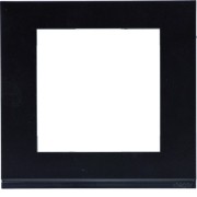 Plaque gallery plastique pour thermostat KNX WKT510 et WKT511 gallery  noir - HAGER WXP0209 