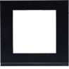 Plaque gallery plastique pour thermostat KNX WKT510 et WKT511 gallery noir - HAGER WXP0209 