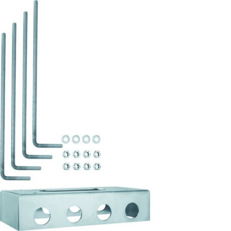 Socle à encas. pr pied XEV426 - COFFRET DISTRIBUTION BORNES CHARGE VE HAGER XEV428 