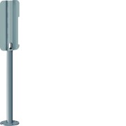 Pied tubulaire pour 2 bornes de recharge référence XEV1K, XEV1R - HAGER XEVA135 