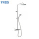 Ensemble mitigeur douche LEX Chrome - TRES 081192