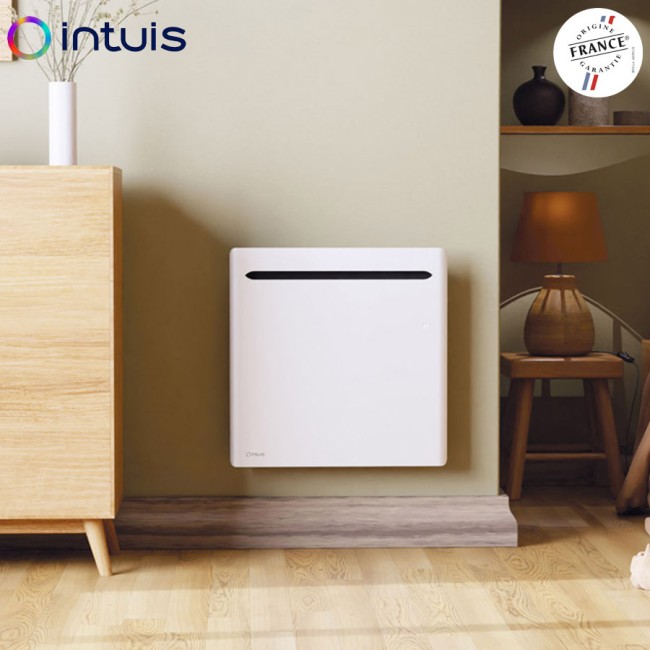 Radiateur électrique INTUIS 2000W Aluminium SENSUAL Nativ Horizontal connecté Blanc satiné - INTUIS M199117