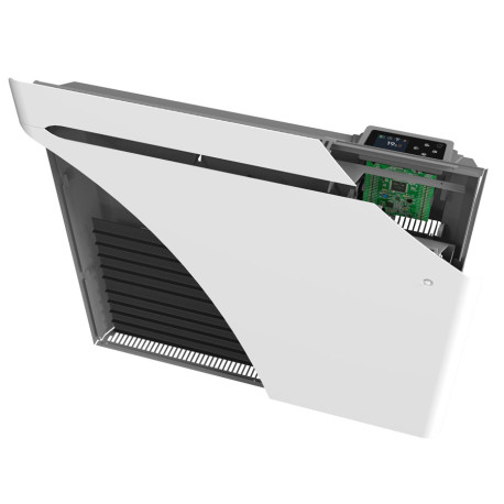 Radiateur électrique INTUIS 1500W Aluminium SENSUAL Nativ Vertical connecté Blanc satiné - INTUIS M199215