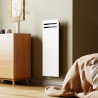 Radiateur électrique INTUIS 1500W Aluminium SENSUAL Nativ Vertical connecté Blanc satiné - INTUIS M199215