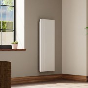 Radiateur electrique 1000W inertie fonte CHAMANE Nativ Vertical connecte Blanc - INTUIS M198213