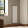 Radiateur electrique 1500W inertie fonte CHAMANE Nativ Vertical connecte blanc - INTUIS M198215