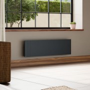 Radiateur électrique 1500W inertie fonte CHAMANE Nativ Plinthe connecté Gris Anthracite - INTUIS M198425