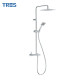 Ensemble mitigeur douche LEX CHROME - TRES 08119301